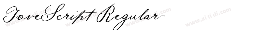 ToveScript Regular字体转换 ToveScript Regular字体转换